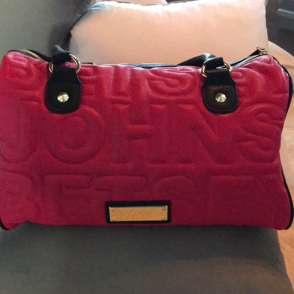 Hot pink Betsey Johnson Bag